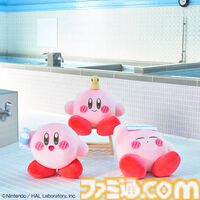 『カービィ』お風呂デザインのグッズがクレーンゲーム機に再登場。温泉でくつろぐカービィ＆ワドルディの姿にほっこり【12月6日スタート】
