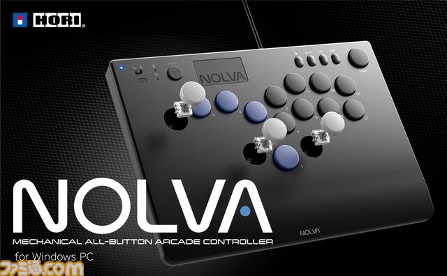 ホリ初のPC用レバーレスコントローラー“NOLVA”が2025年2月に発売決定。天面12ボタンと3つの拡張ボタンを搭載。価格は14980円