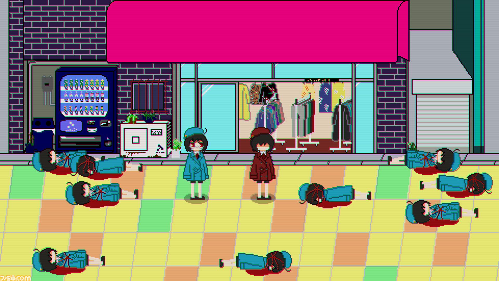 『亜電』かわいいキャラが踊って戦ってときには死んでしまうベルトスクロールゲームが12月12日に発売。最後までダンスできれば敵は爆発して死ぬ