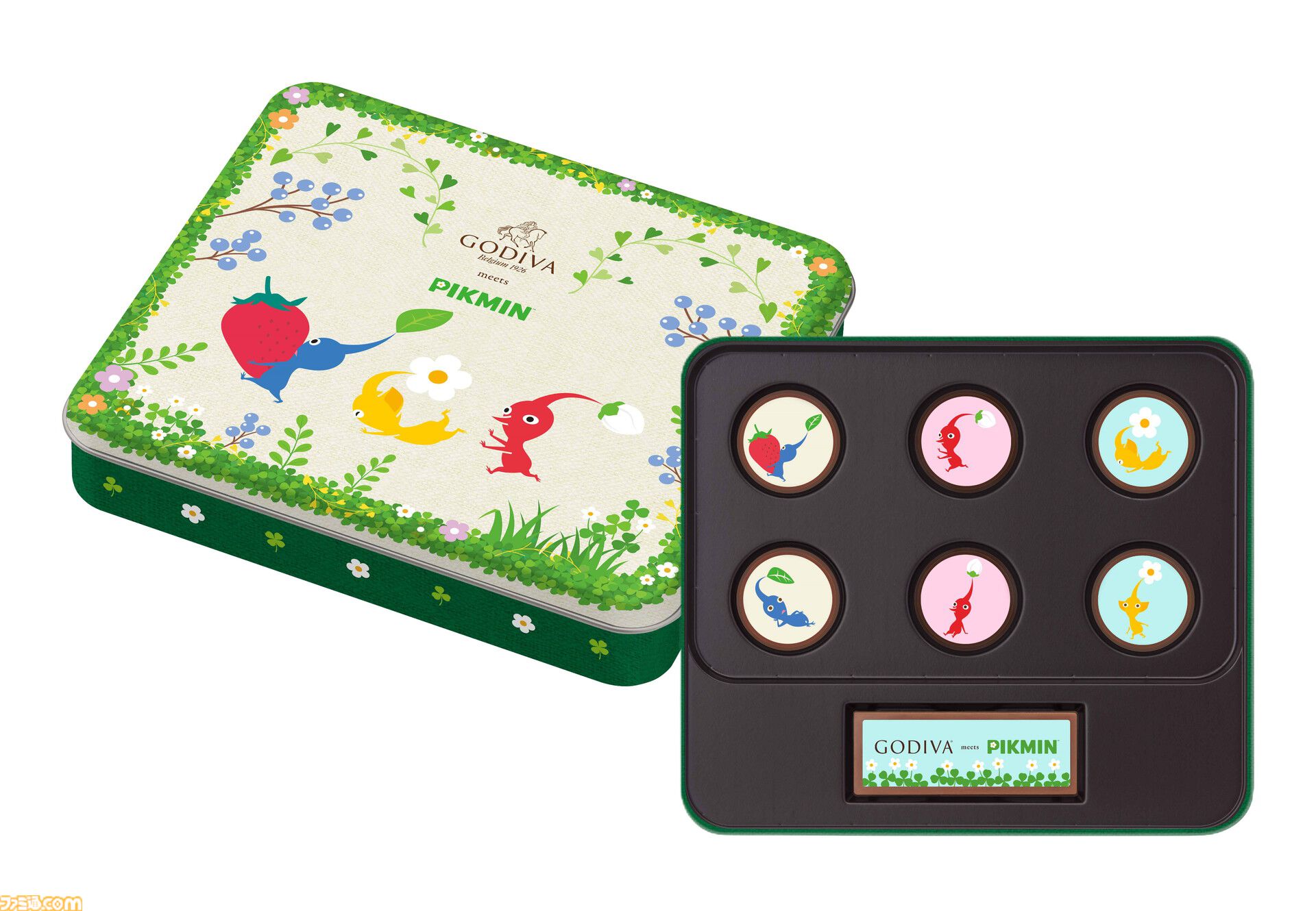 『ピクミン』『どうぶつの森』とコラボしたゴディバのチョコレートが登場。2025年1月8日より数量・期間限定販売