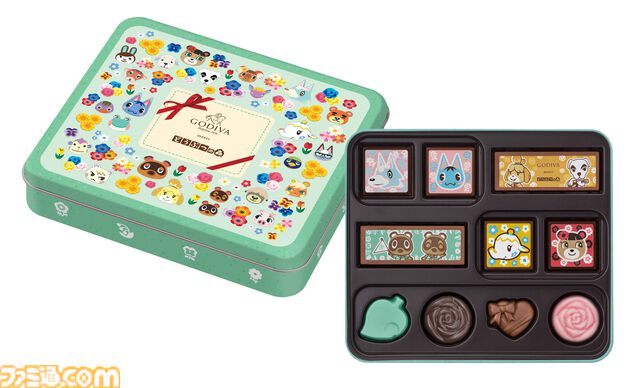 『ピクミン』『どうぶつの森』とコラボしたゴディバのチョコレートが登場。2025年1月8日より数量・期間限定販売
