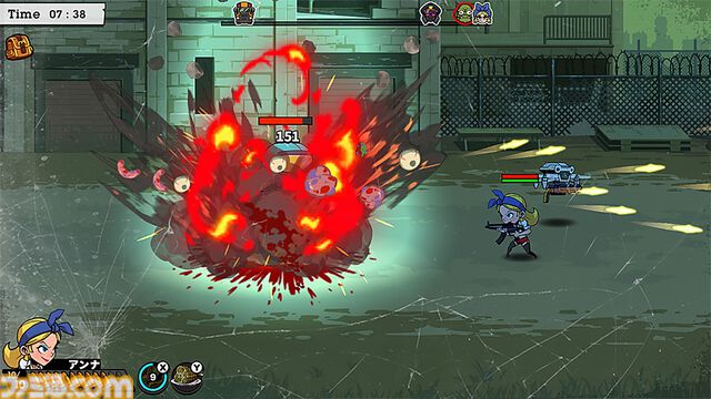 『アンナのゾンビ オデッセイ』多彩な武器を使ってゾンビの大群をぶっ放せ！ アニメ風グラが魅力のゾンビアクションがリリース
