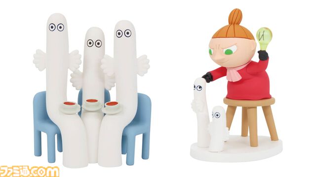 『ムーミン』いろんなニョロニョロたちがマスコットフィギュアに。原作の場面やイラストを立体化したアイテムがガチャで12月中旬に発売