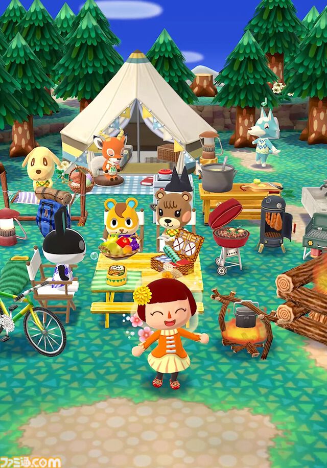 【ポケ森】『どうぶつの森 ポケットキャンプ コンプリート』予定より1日早めの本日（12/2）配信。『あつ森』で作ったマイデザインの共有機能が追加