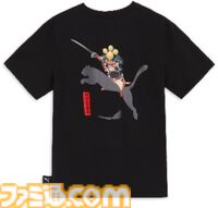 『モンハン』PUMAコラボ新商品が国内限定で12月6日に先行発売。勇ましくもかわいい武者姿のアイルーを描いたTシャツやスニーカーが新登場