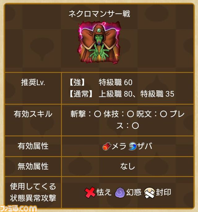 【ドラクエウォーク攻略】ネクロマンサー【強】攻略――回復ふたりと緊急時に“におうだち”を使える守り人を入れて戦おう