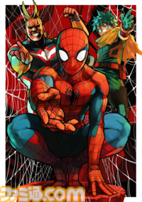 『ヒロアカ』最終42巻が本日（12/4）発売。堀越耕平が描くスパイダーマンとデク＆オールマイトが“マーベル・コミック”公式トップページに掲載