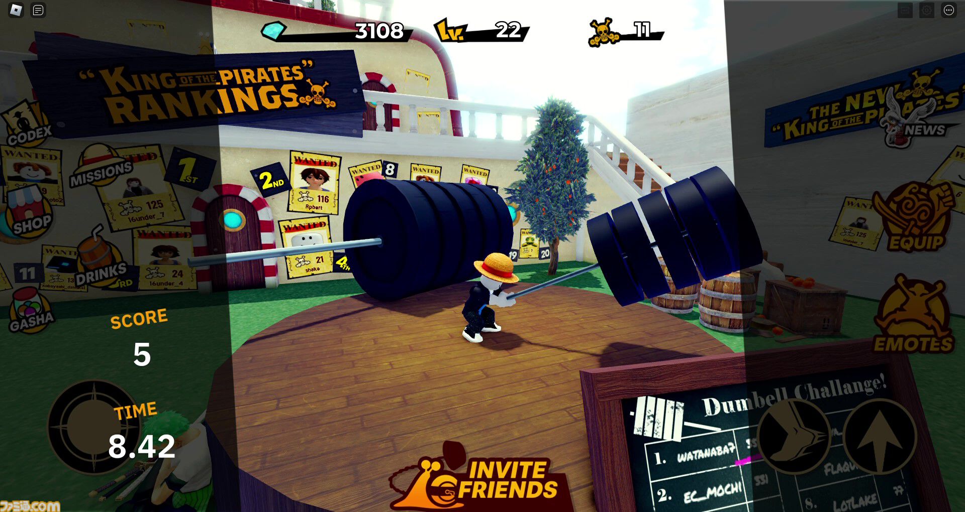 『ONE PIECE GRAND ARENA』バーチャル空間プラットフォーム・Robloxで配信開始。海賊王を目指して最大20人で戦うアクションゲーム