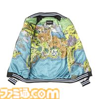 『ポケモン金・銀』ルギア&ホウオウのスカジャンが12月10日に再販決定。裏地にはジョウト地方のマップ柄。すぐ売り切れたプレミアムなジャンパー
