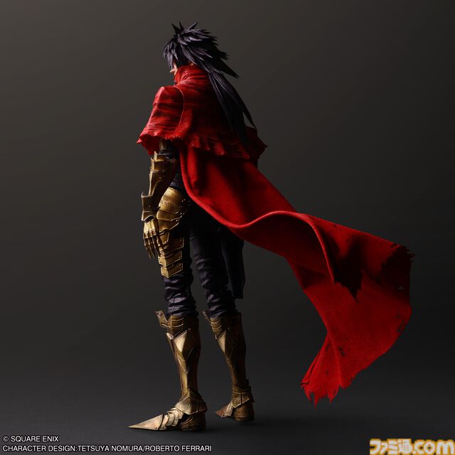 『FF7 リバース』“PLAY ARTS真 ヴィンセント・ヴァレンタイン”フィギュア発売。従来シリーズよりさらに広い可動域を実現。眼球も動かせる【予約開始】