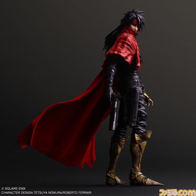 『FF7 リバース』“PLAY ARTS真 ヴィンセント・ヴァレンタイン”フィギュア発売。従来シリーズよりさらに広い可動域を実現。眼球も動かせる【予約開始】