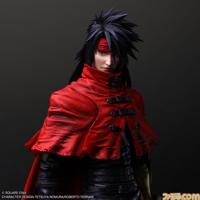 『FF7 リバース』“PLAY ARTS真 ヴィンセント・ヴァレンタイン”フィギュア発売。従来シリーズよりさらに広い可動域を実現。眼球も動かせる【予約開始】