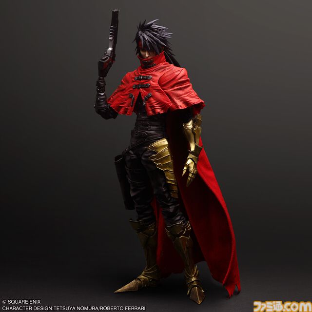 『FF7 リバース』“PLAY ARTS真 ヴィンセント・ヴァレンタイン”フィギュア発売。従来シリーズよりさらに広い可動域を実現。眼球も動かせる【予約開始】