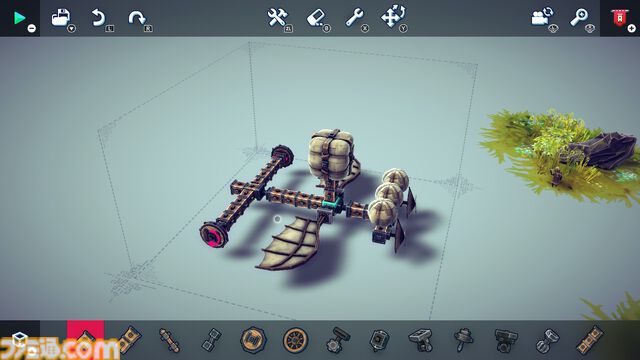 『Besiege - ビシージ -』レビュー。息抜きのつもりで遊ぶと徹夜不可避なマシン作りが楽しいビルド＆シミュレーション。“僕の考えた最強のマシン”を本当に作って遊べるのが楽しい
