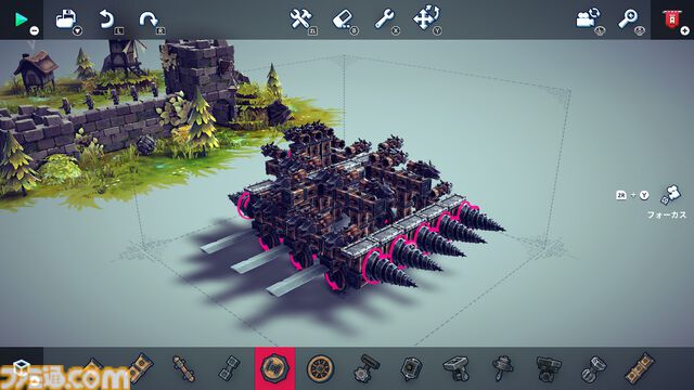 『Besiege - ビシージ -』レビュー。息抜きのつもりで遊ぶと徹夜不可避なマシン作りが楽しいビルド＆シミュレーション。“僕の考えた最強のマシン”を本当に作って遊べるのが楽しい