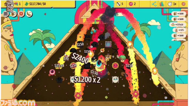 『Ballionaire』最強パチンコを作るローグライクが本日（12/11）リリース。台が火を吹きクジラが玉を吐きだすカオスなパチンコで大金を稼ごう