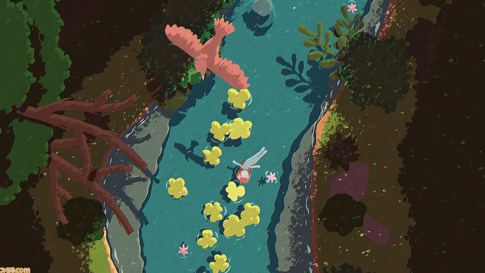 『NAIAD』癒やしの川くだりアドベンチャーが本日（12/11）発売。美しい景色と音楽、動物たちとのふれあいに安らぐチルな冒険