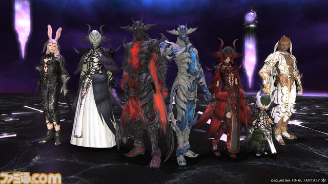 『FF14』滅暗闇の雲激闘戦では悪魔チックな装備が報酬に。ボロボロのコートに身を包んだヒルディの姿も。パッチ7.15の最新スクリーンショット公開