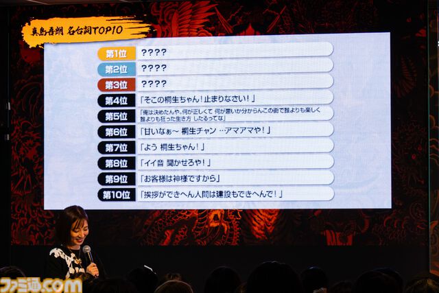 “『龍が如く』ファンミーティング2024”の模様を徹底リポート！ 伊波杏樹さんや小山力也さん、中谷一博さんも登場し、ファンならたまらないゴージャスな内容に