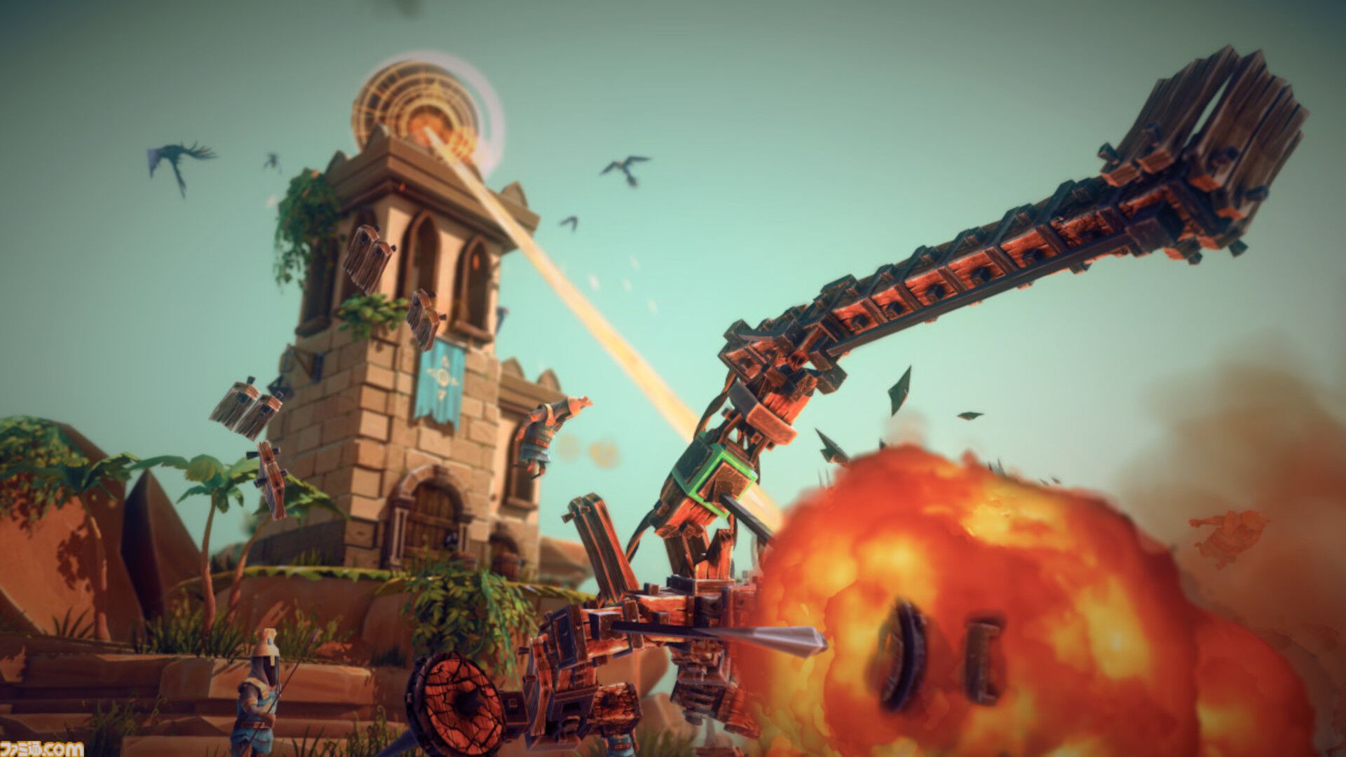 『Besiege -ビシージ-』最強マシンですべてを破壊。オリジナル兵器を作り上げる物理演算シミュレーション本日発売