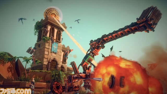 『Besiege -ビシージ-』最強マシンですべてを破壊。オリジナル兵器を作り上げる物理演算シミュレーション本日発売