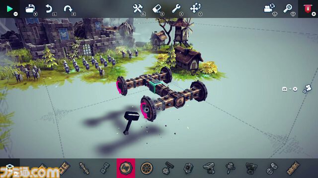『Besiege -ビシージ-』最強マシンですべてを破壊。オリジナル兵器を作り上げる物理演算シミュレーション本日発売