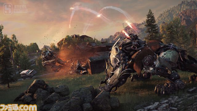 巨大メカを乗りこなす新作バトロワシューター『Steel Hunters』発表。人型、獣型、多脚戦車など、多彩な機体をカスタムして生き残れ