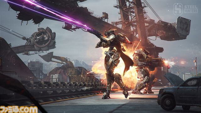 巨大メカを乗りこなす新作バトロワシューター『Steel Hunters』発表。人型、獣型、多脚戦車など、多彩な機体をカスタムして生き残れ