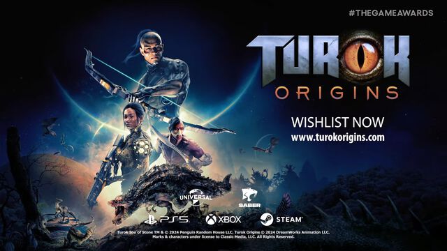 恐竜と戦うTPS『TUROK ORIGINS』が発表。PS5、Xbox、PCで発売【The Game Awards 2024】