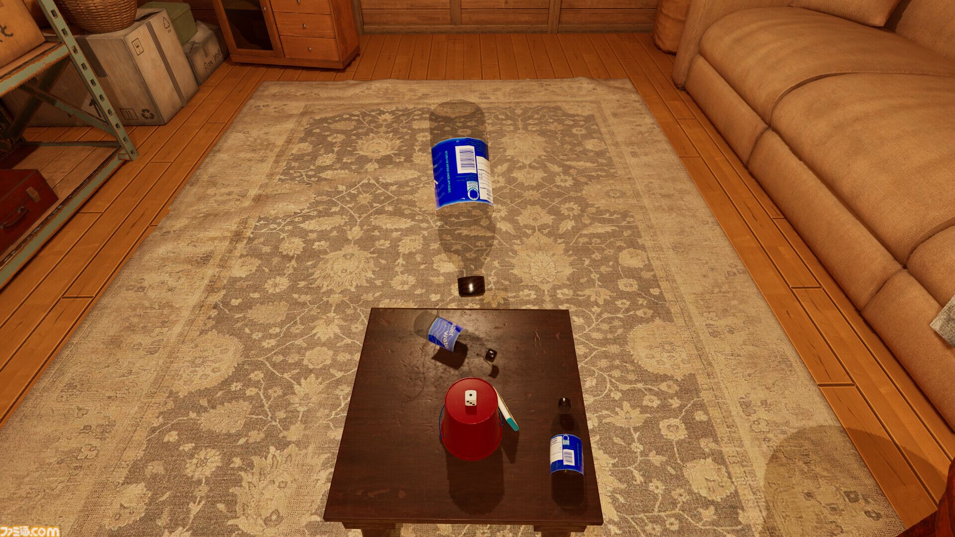 『TrickShot Simulator』で高難度のスーパープレイに挑戦。ふたつのボールの間にトランプを挟む、サイコロの上でペットボトルフリップなどのトリックショットを決めるシミュレーター