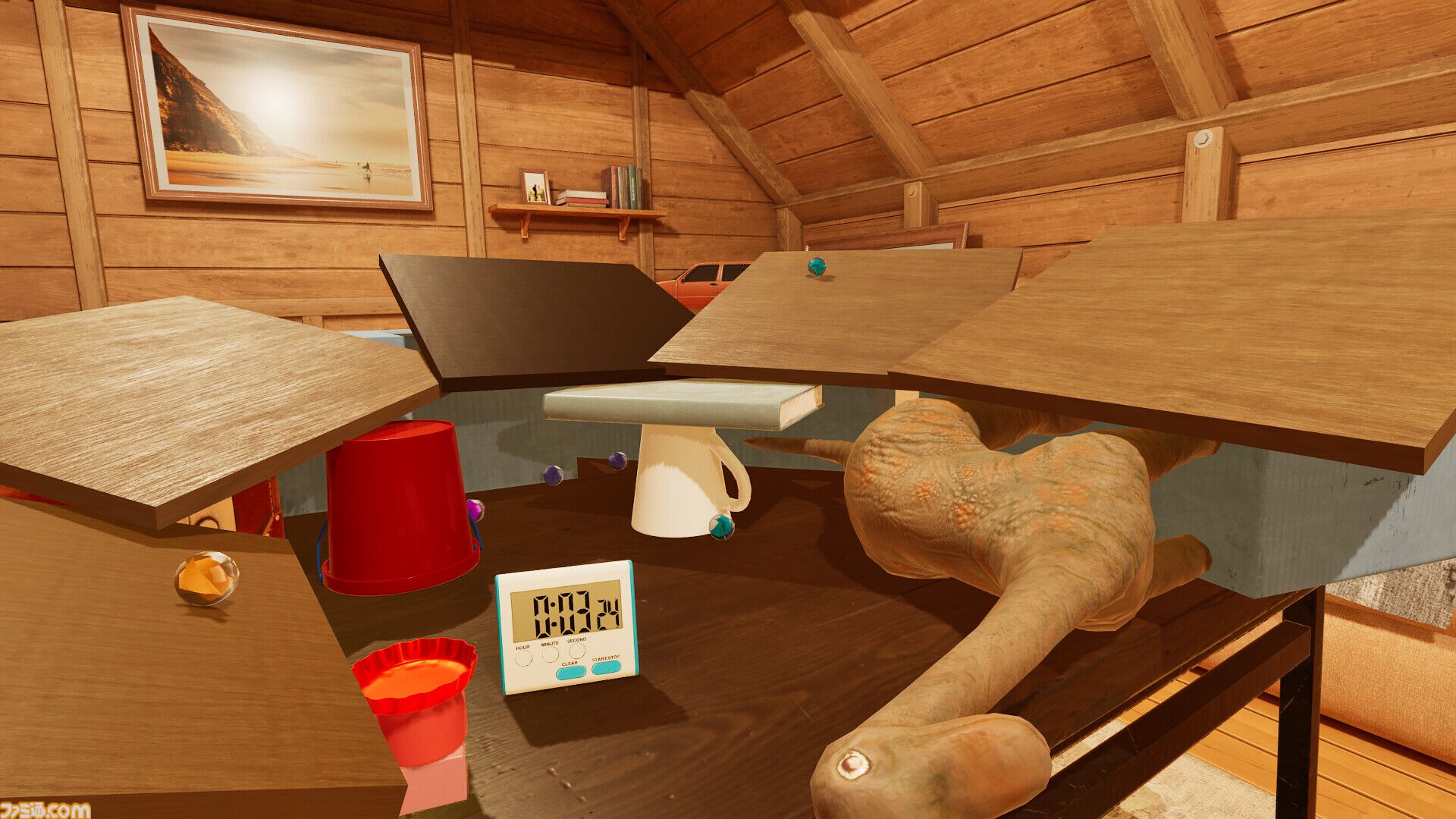 『TrickShot Simulator』で高難度のスーパープレイに挑戦。ふたつのボールの間にトランプを挟む、サイコロの上でペットボトルフリップなどのトリックショットを決めるシミュレーター
