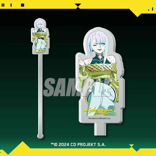 『サイバーパンク: エッジランナーズ』オンラインくじが12月24日に発売。新規描き下ろしイラストを使用したTシャツやアクスタ、缶バッジなどが当たる