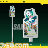 『サイバーパンク: エッジランナーズ』オンラインくじが12月24日に発売。新規描き下ろしイラストを使用したTシャツやアクスタ、缶バッジなどが当たる