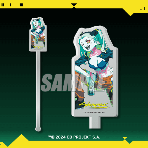 『サイバーパンク: エッジランナーズ』オンラインくじが12月24日に発売。新規描き下ろしイラストを使用したTシャツやアクスタ、缶バッジなどが当たる