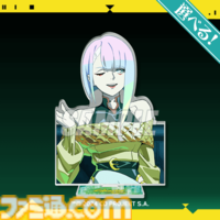 『サイバーパンク: エッジランナーズ』オンラインくじが12月24日に発売。新規描き下ろしイラストを使用したTシャツやアクスタ、缶バッジなどが当たる