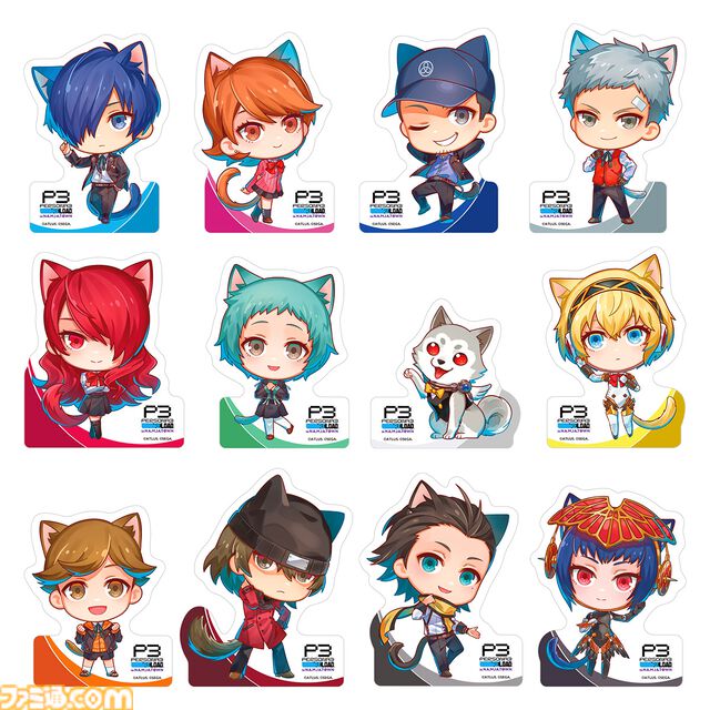 『ペルソナ3 リロード』ナンジャタウンとのコラボイベントが12月20日より開催。ねこ耳姿がかわいいキャラクターたちのグッズやフードメニューが登場