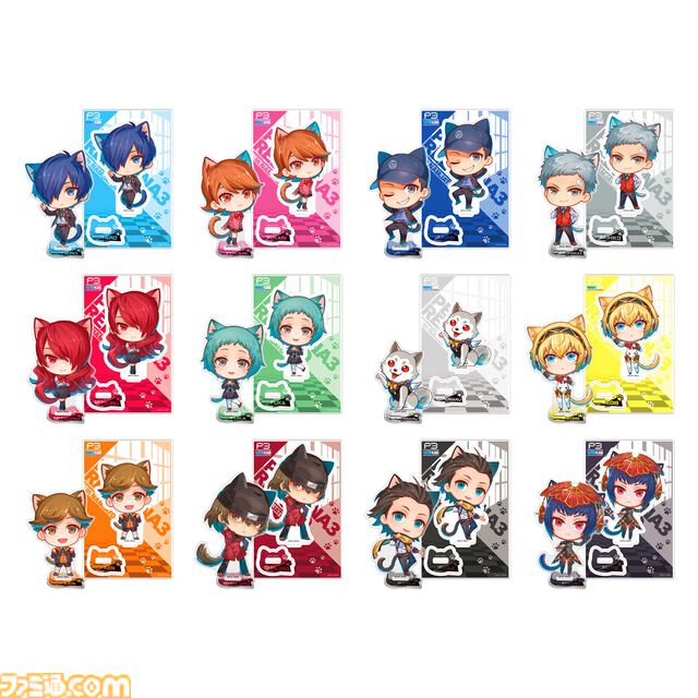 『ペルソナ3 リロード』ナンジャタウンとのコラボイベントが12月20日より開催。ねこ耳姿がかわいいキャラクターたちのグッズやフードメニューが登場