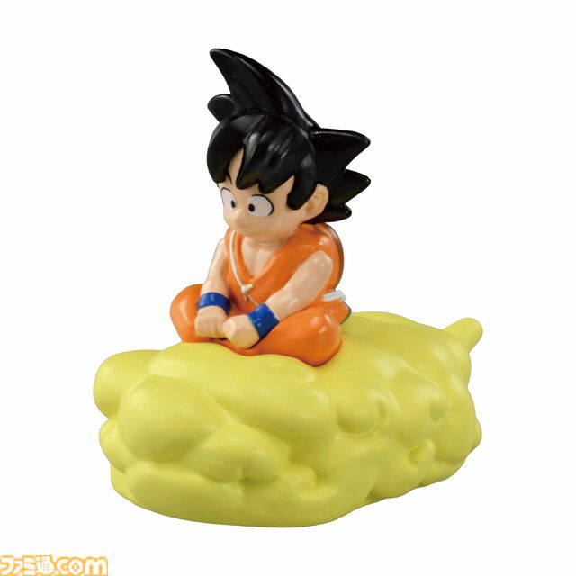 『ドラゴンボール』のトミカが登場。第1弾は“孫悟空の筋斗雲”と“ブルマのバイク”。今後も“フリーザの小型ポッド”などが続々発売
