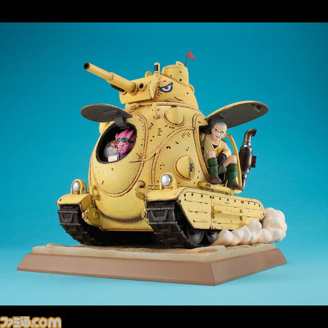 『サンドランド』ベルゼブブ、シーフ、ラオが乗車する国王軍戦車がフィギュア化。ボディにはダメージ表現や錆など細部へのこだわりも