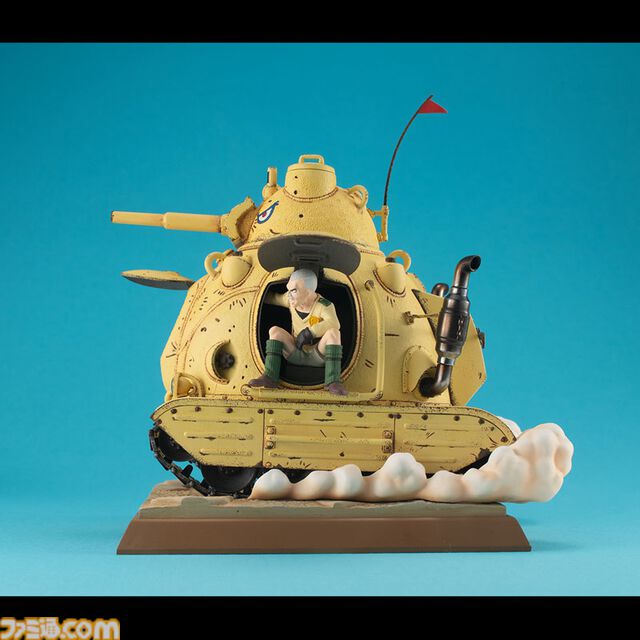 『サンドランド』ベルゼブブ、シーフ、ラオが乗車する国王軍戦車がフィギュア化。ボディにはダメージ表現や錆など細部へのこだわりも