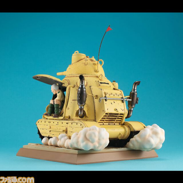 『サンドランド』ベルゼブブ、シーフ、ラオが乗車する国王軍戦車がフィギュア化。ボディにはダメージ表現や錆など細部へのこだわりも