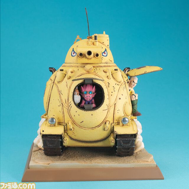 『サンドランド』ベルゼブブ、シーフ、ラオが乗車する国王軍戦車がフィギュア化。ボディにはダメージ表現や錆など細部へのこだわりも