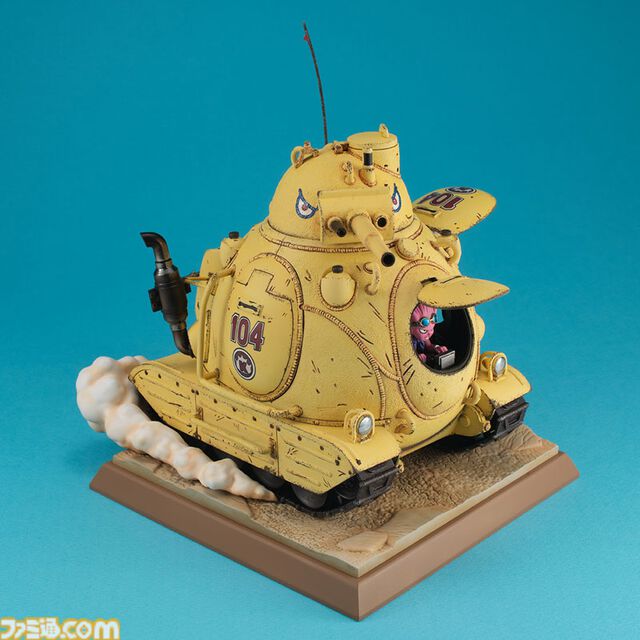 『サンドランド』ベルゼブブ、シーフ、ラオが乗車する国王軍戦車がフィギュア化。ボディにはダメージ表現や錆など細部へのこだわりも