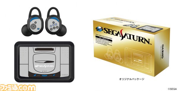 『セガサターン』の起動音・システム音を搭載したワイヤレスイヤホンが数量限定で販売。オンキヨー“CP-TWS01A”とのコラボモデル