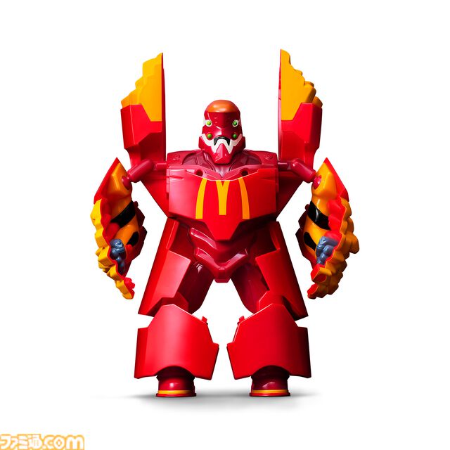 『エヴァ』×マクドナルドコラボ発表。ビッグマックが初号機、ポテトが弐号機、マックシェイクが零号機に変形