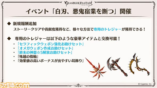 “グラブルフェス2024”DAY2最新情報まとめ。新リミテッドキャラクターとしてヤチマ（声：鈴木みのり）とラファエル（声：三上哲）が登場。Proクエストの一覧ページ追加や倉庫の新機能など、より遊びやすくなるアップデートも