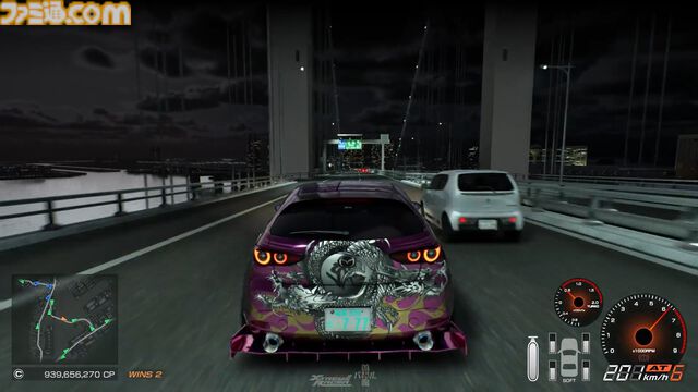 『首都高バトル』ゲーム映像公開、バイナル装飾車両が首都高を駆け抜ける。ライバルとの熱いSPバトルシーンやカスタマイズ要素も