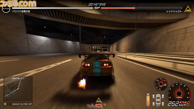 『首都高バトル』ゲーム映像公開、バイナル装飾車両が首都高を駆け抜ける。ライバルとの熱いSPバトルシーンやカスタマイズ要素も
