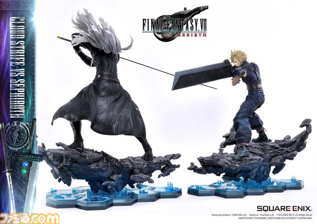 『FF7リバース』クラウドvsセフィロス1/4スケールフィギュアは57万円。高級フィギュア“マスターライン”シリーズ5種の詳細が公開
