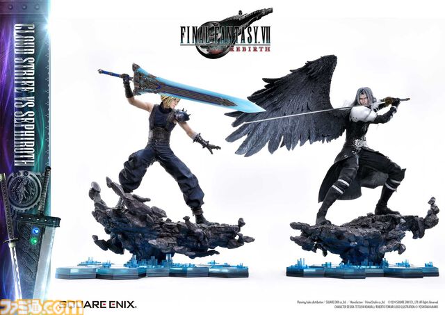 『FF7リバース』クラウドvsセフィロス1/4スケールフィギュアは57万円。高級フィギュア“マスターライン”シリーズ5種の詳細が公開